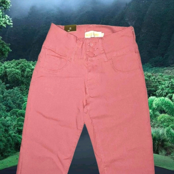 "Buzz Jeans" Women's Pink Skinny Jeans - Picture 2 of 11
